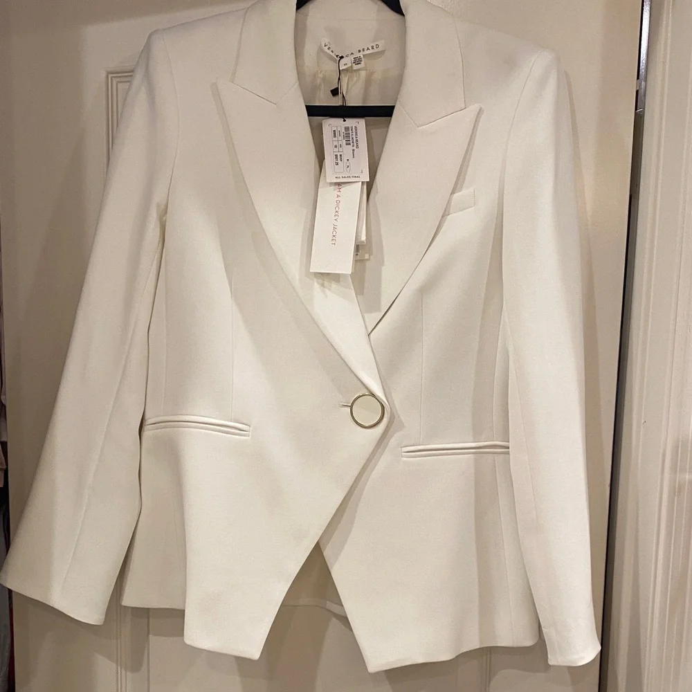Veronica Beard Charlize dickie jacket off white NWT - Picture 7 of 13
